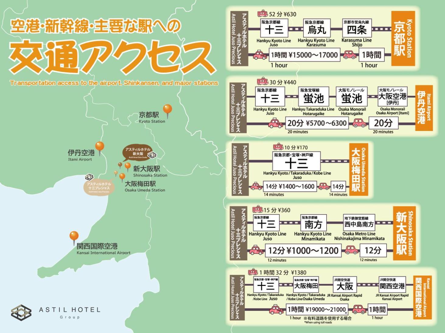 Astil Hotel Juso Precious Ōsaka Extérieur photo